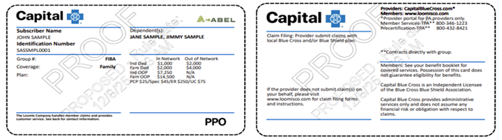 I.B. Abel Inc. member ID card (sample)