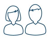 Two people icon